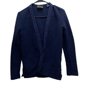 Scotch & Soda open cardigan sweater size 1 or size 6 navy blue jacket